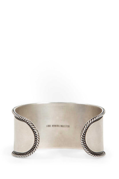 Luba Small Cabochon Engraved Cuff Bracelet