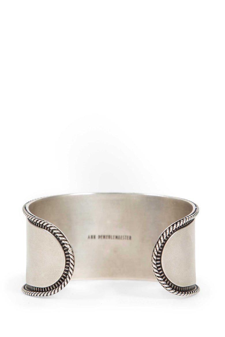 Luba Small Cabochon Engraved Cuff Bracelet