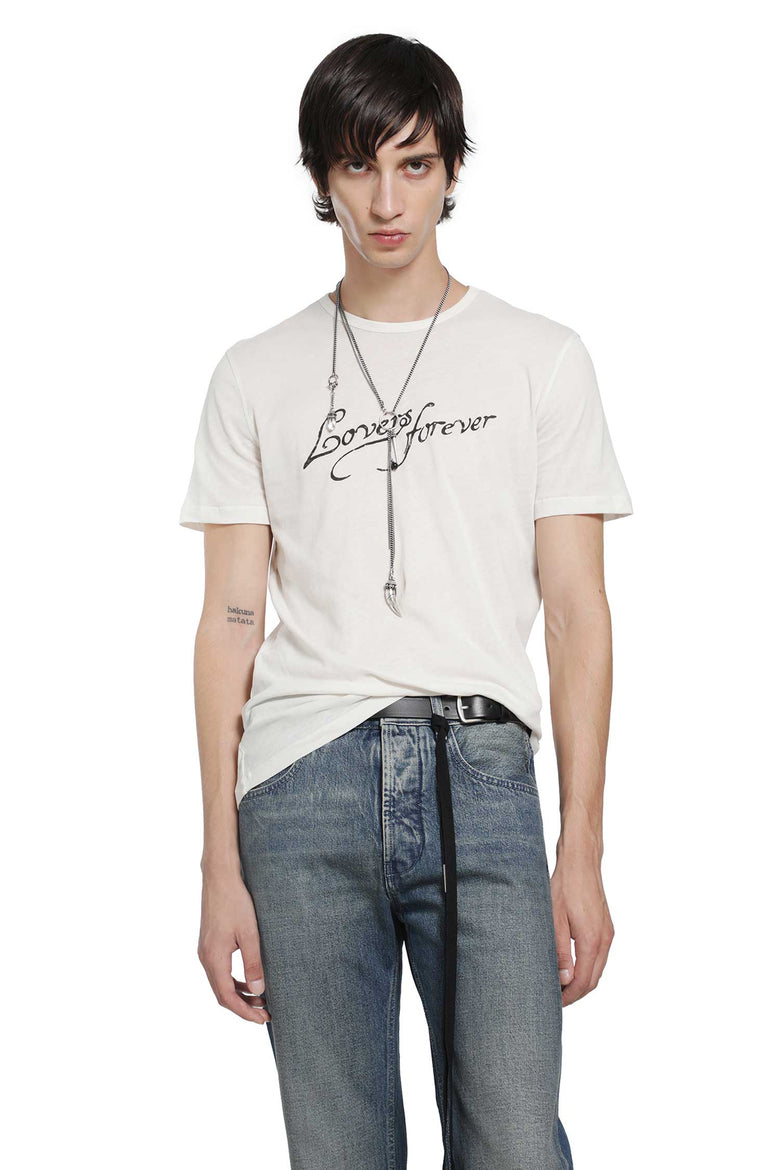 ANN DEMEULEMEESTER Baptist ''Lovers Forever'' Standard T-Shirt man