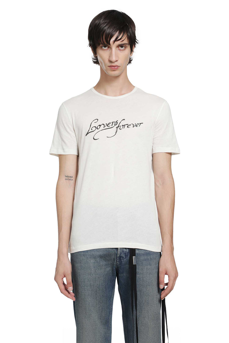 ANN DEMEULEMEESTER Baptist ''Lovers Forever'' Standard T-Shirt man
