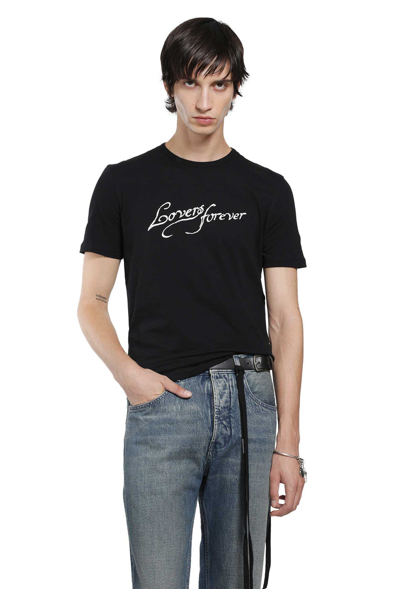 ANN DEMEULEMEESTER Baptist ''Lovers Forever'' Standard T-Shirt man