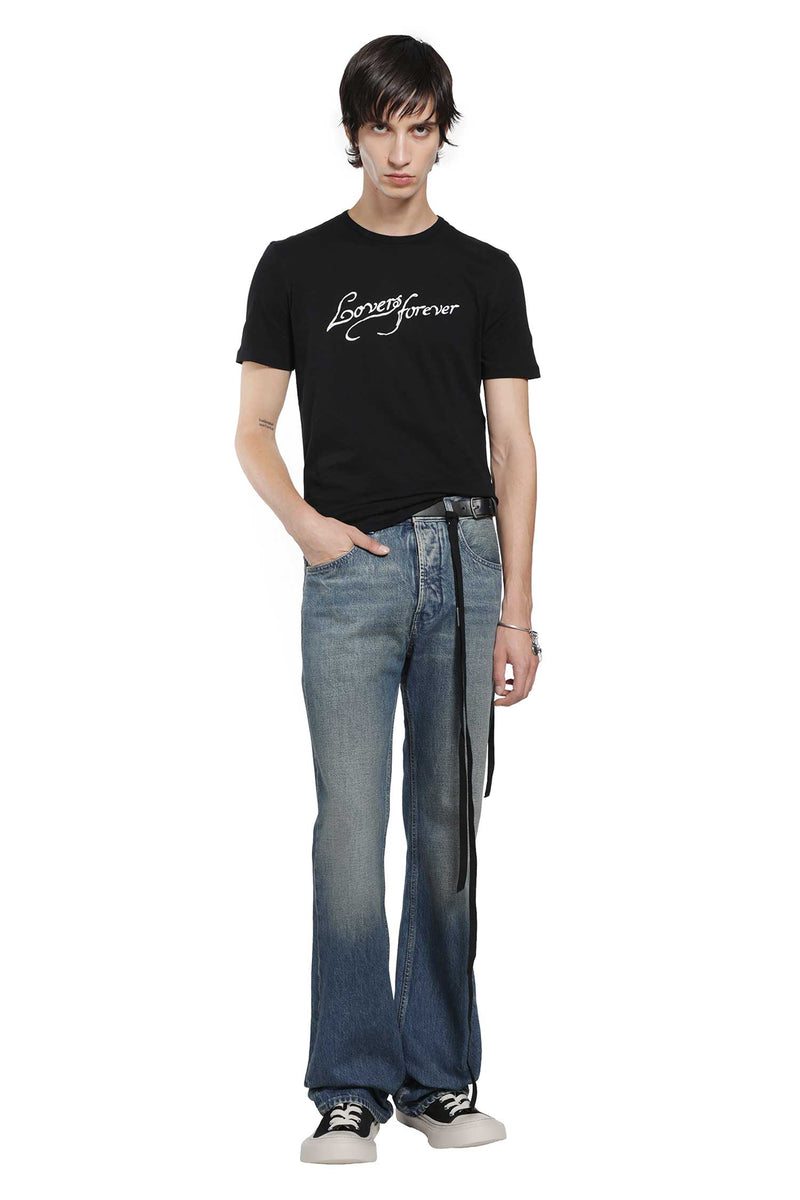 ANN DEMEULEMEESTER Baptist ''Lovers Forever'' Standard T-Shirt man