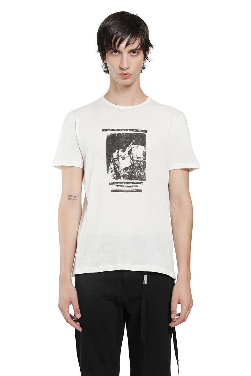 ANN DEMEULEMEESTER Baptist ''Dust of Memory'' Standard T-Shirt man