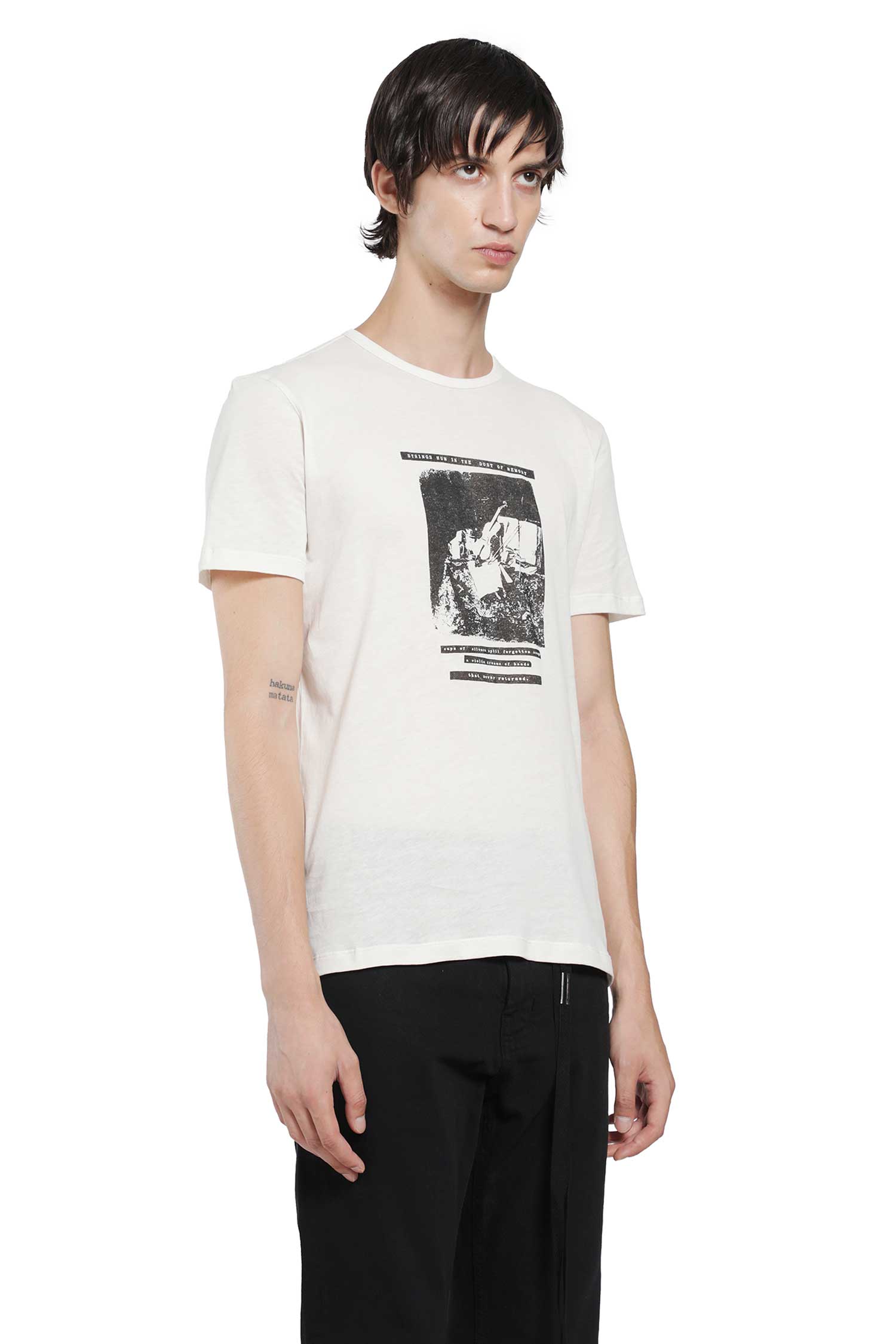 ANN DEMEULEMEESTER Baptist ''Dust of Memory'' Standard T-Shirt man