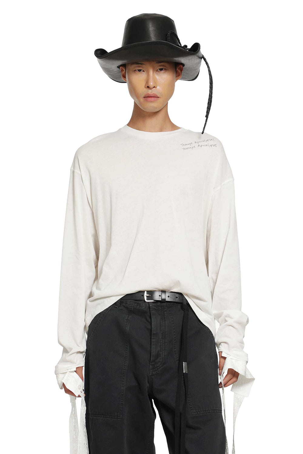 ANN DEMEULEMEESTER ''Teenage Apocalypse'' Long Sleeve T-Shirt man