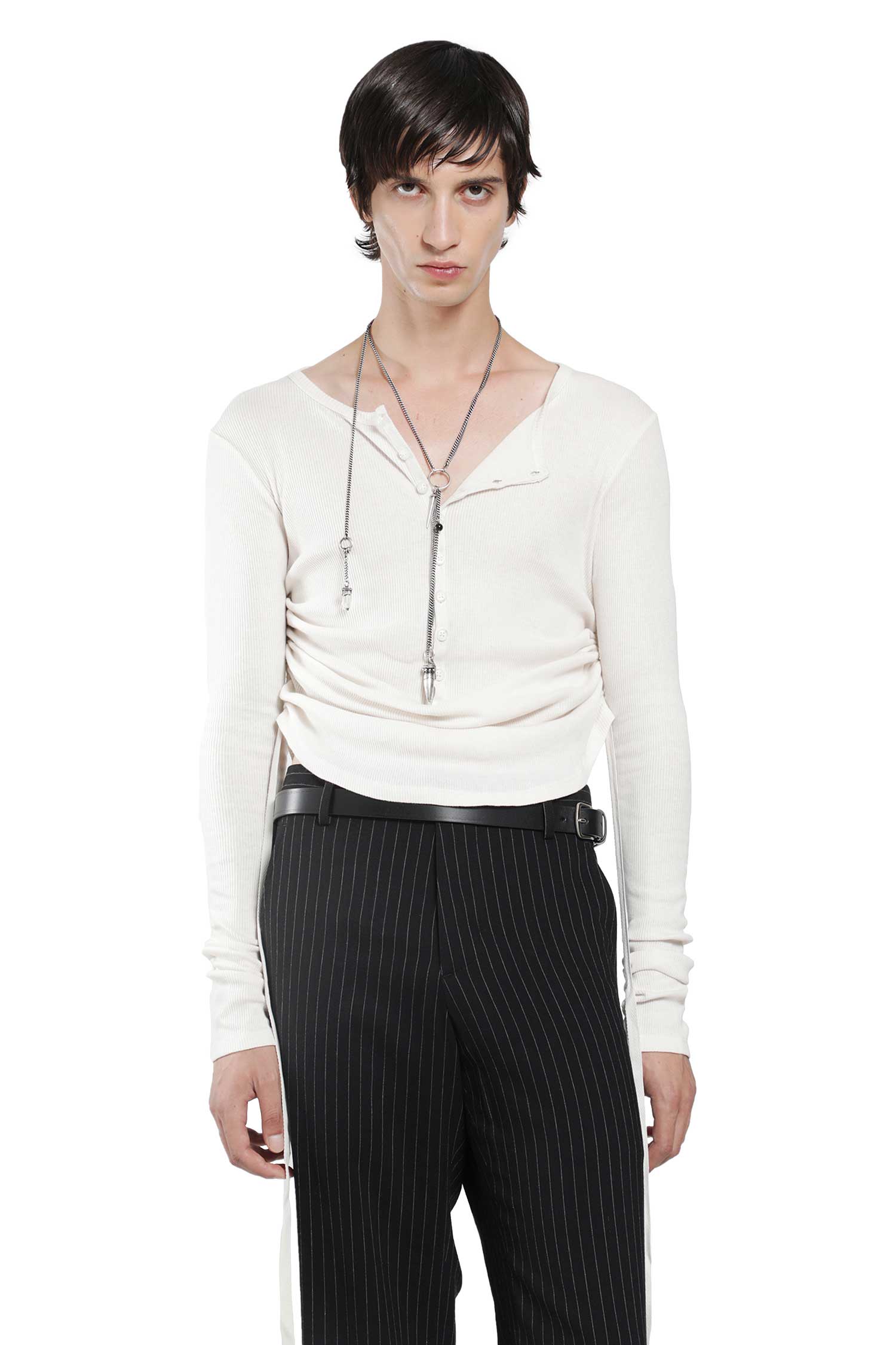 Hamar Wrinkled Serafino Top