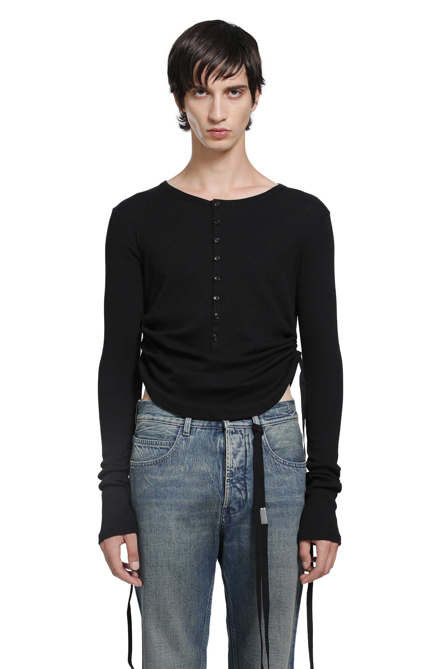 Hamar Wrinkled Serafino Top