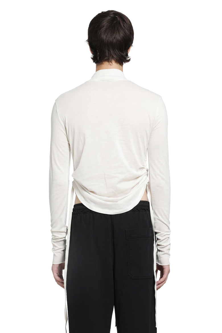 
              ANN DEMEULEMEESTER Lenart Wrinkled Mock Neck Top man
            