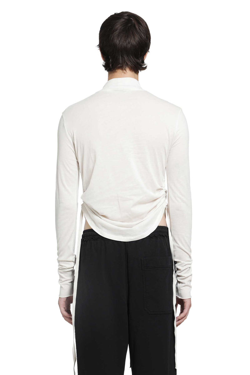 ANN DEMEULEMEESTER Lenart Wrinkled Mock Neck Top man