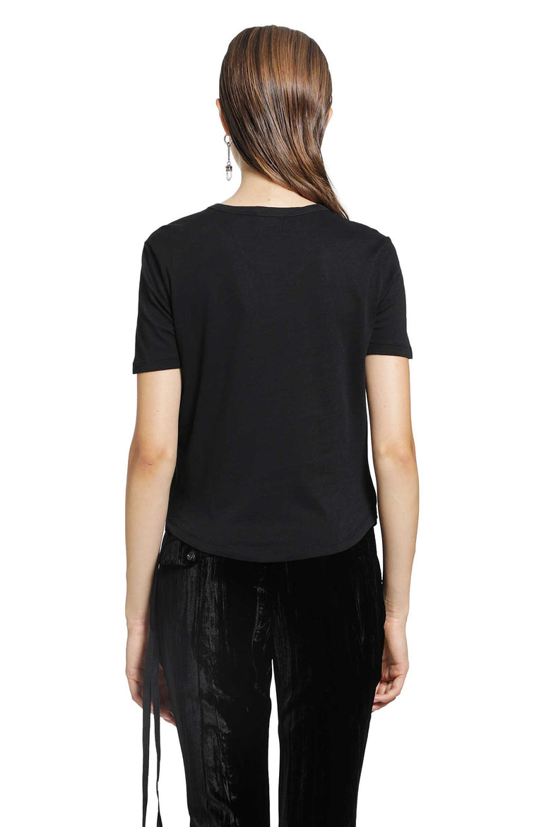 
              ANN DEMEULEMEESTER Floor Micro T-Shirt woman
            
