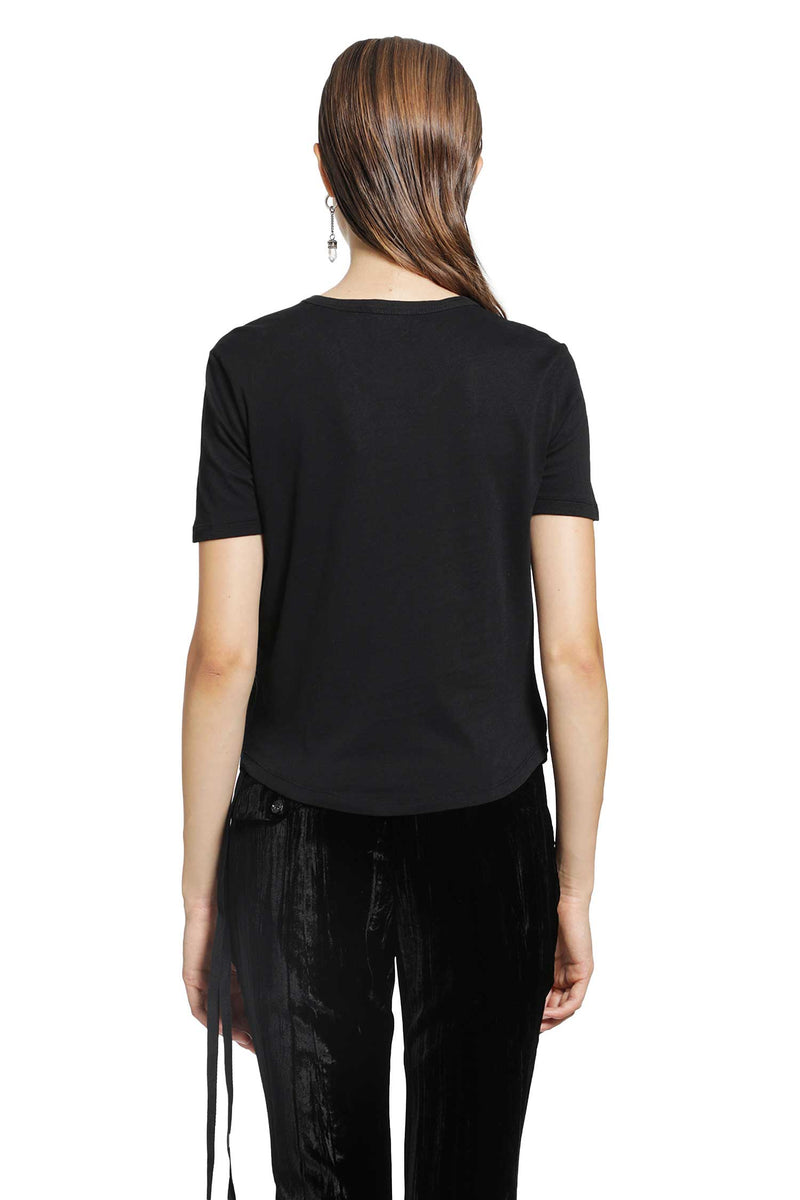 ANN DEMEULEMEESTER Floor Micro T-Shirt woman