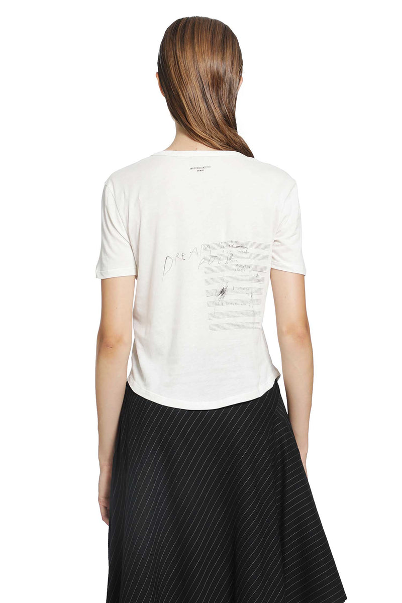 ANN DEMEULEMEESTER Floor Micro T-Shirt woman