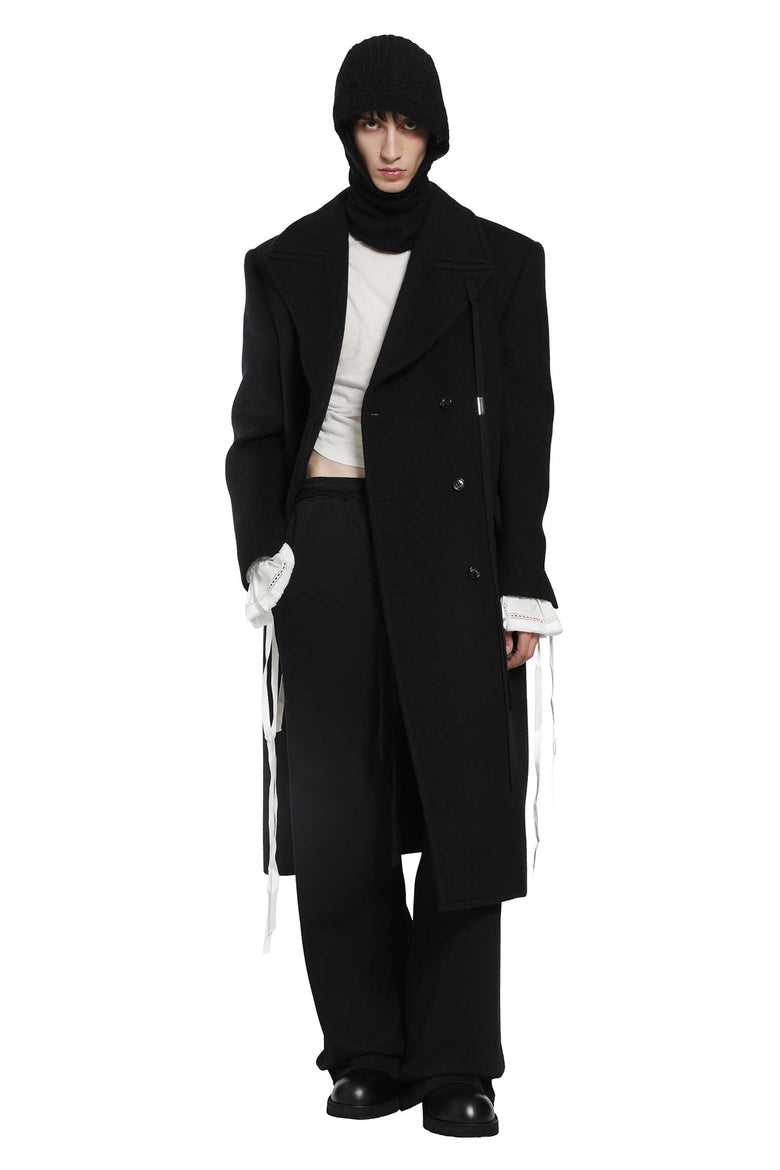 ANN DEMEULEMEESTER Jake Double-Breasted High Comfort Coat man
