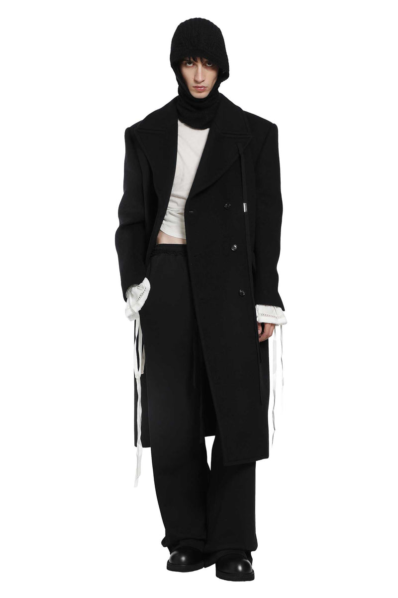 ANN DEMEULEMEESTER Jake Double-Breasted High Comfort Coat man