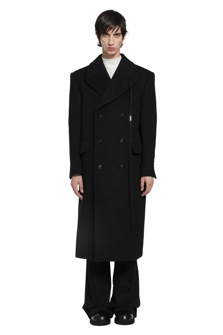 
              ANN DEMEULEMEESTER Jake Double-Breasted High Comfort Coat man
            
