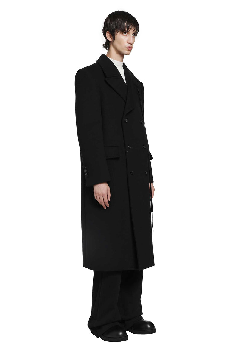 
              ANN DEMEULEMEESTER Jake Double-Breasted High Comfort Coat man
            