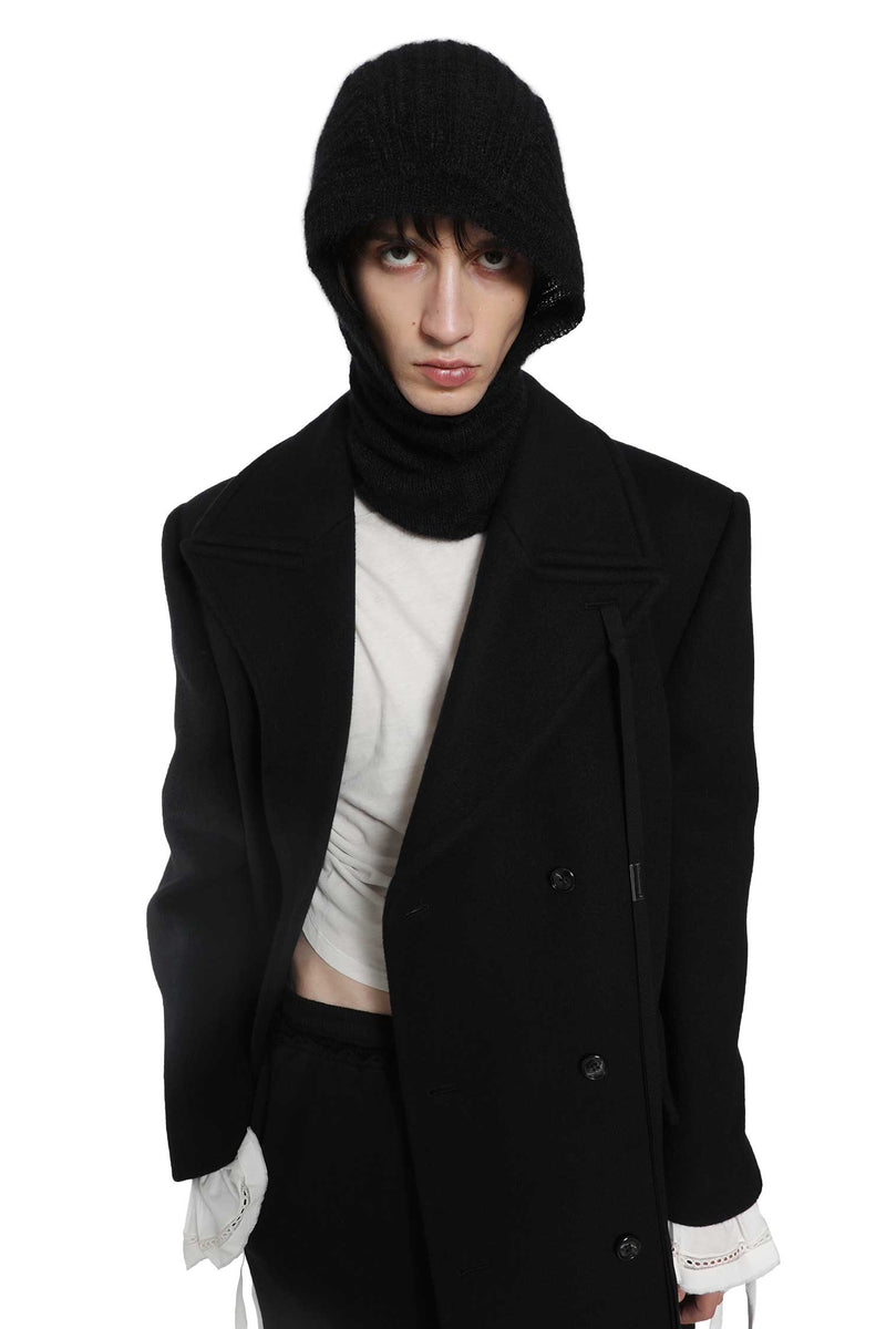 ANN DEMEULEMEESTER Jake Double-Breasted High Comfort Coat man