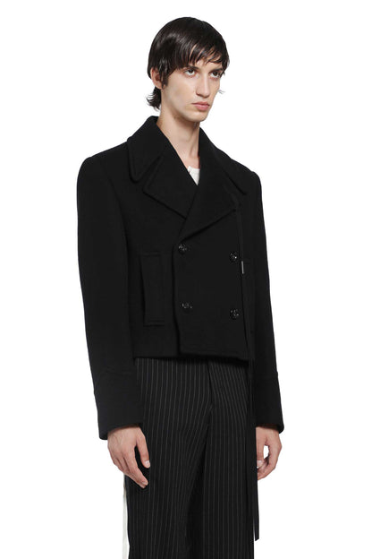Dalmar Double-Breasted Short Caban
