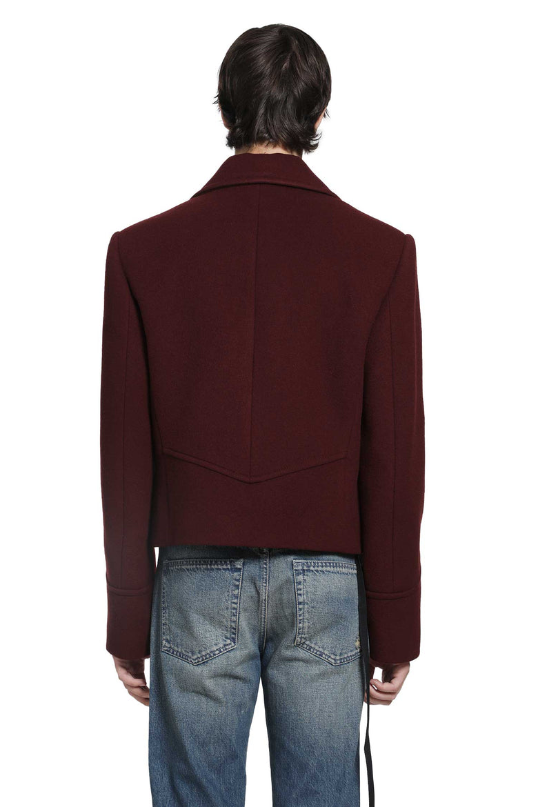 ANN DEMEULEMEESTER Dalmar Double-Breasted Wool Caban man
