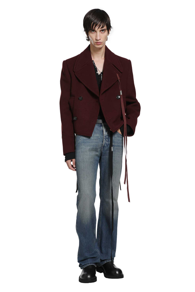 ANN DEMEULEMEESTER Dalmar Double-Breasted Wool Caban man