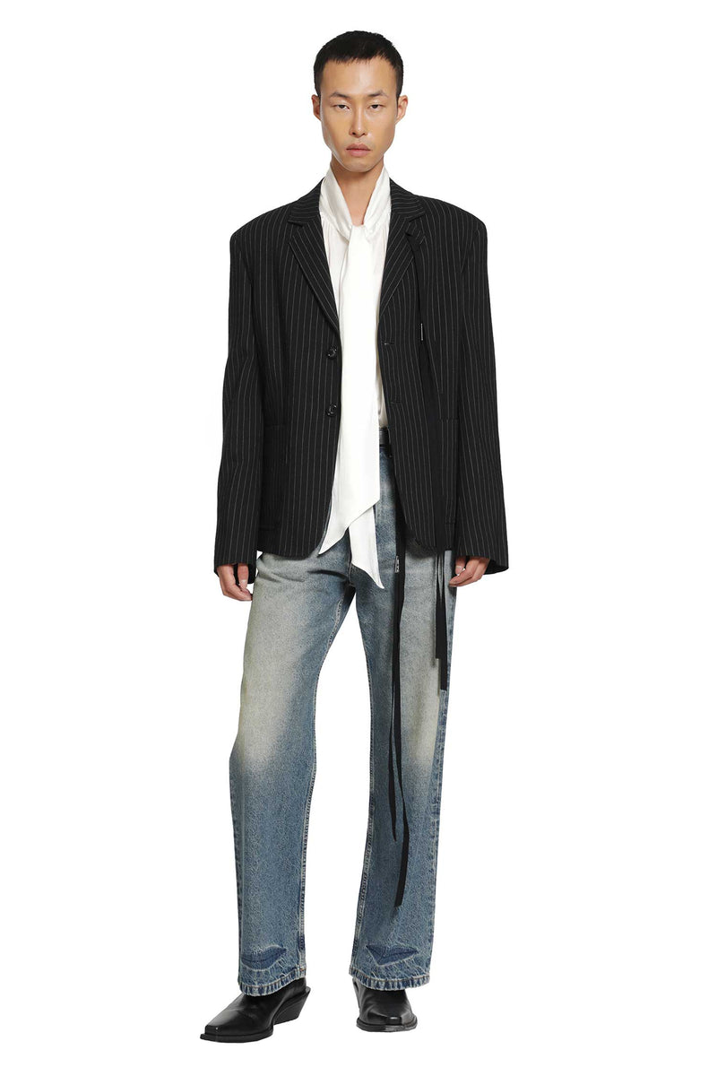 ANN DEMEULEMEESTER Rami Deconstructed Blazer man