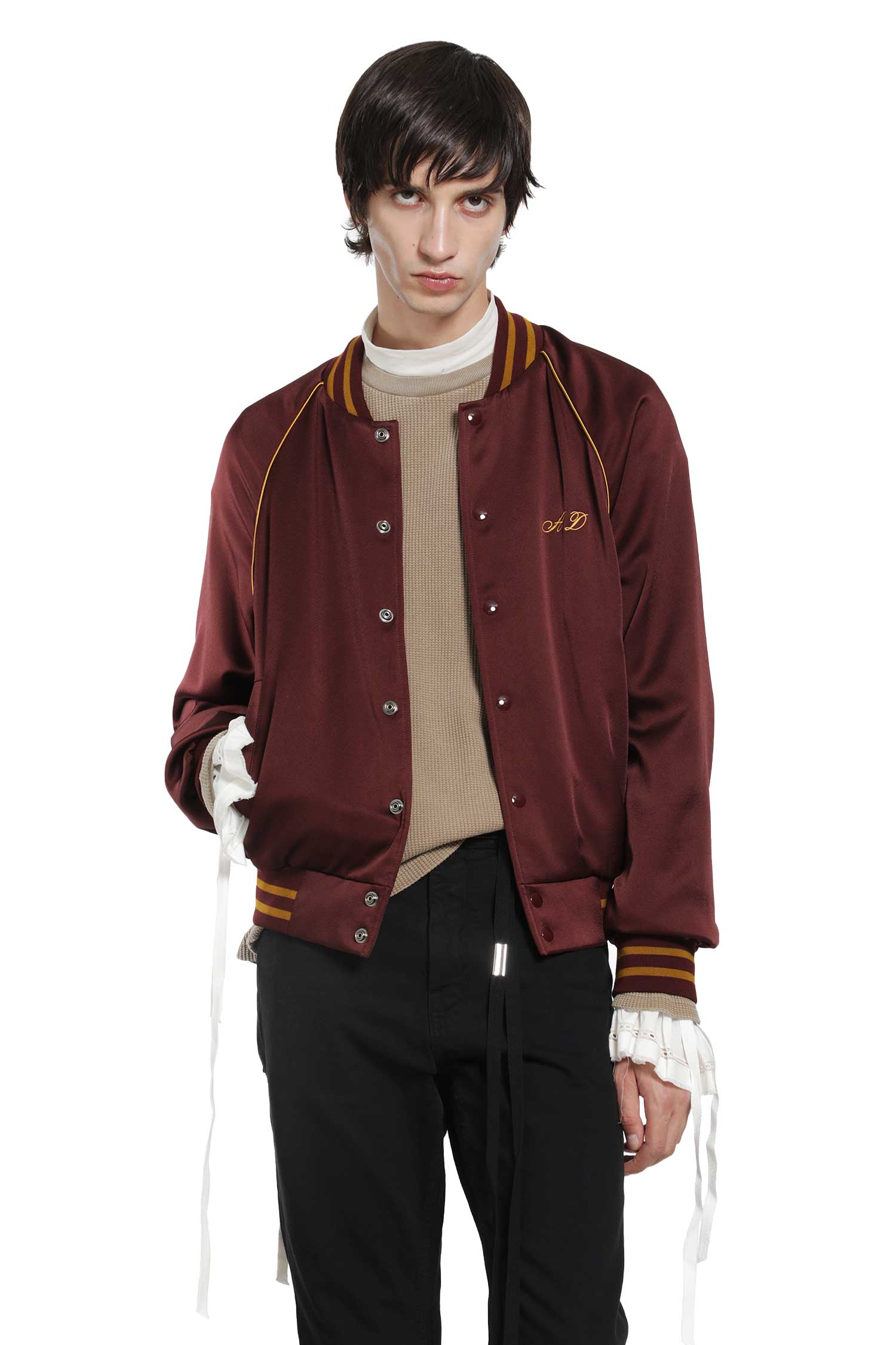 ''Lovers Forever'' Bomber in Cady Satin
