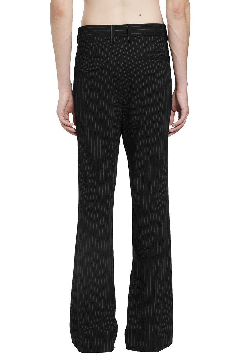 ANN DEMEULEMEESTER Stefan Chalk Stripe Flared Trousers man