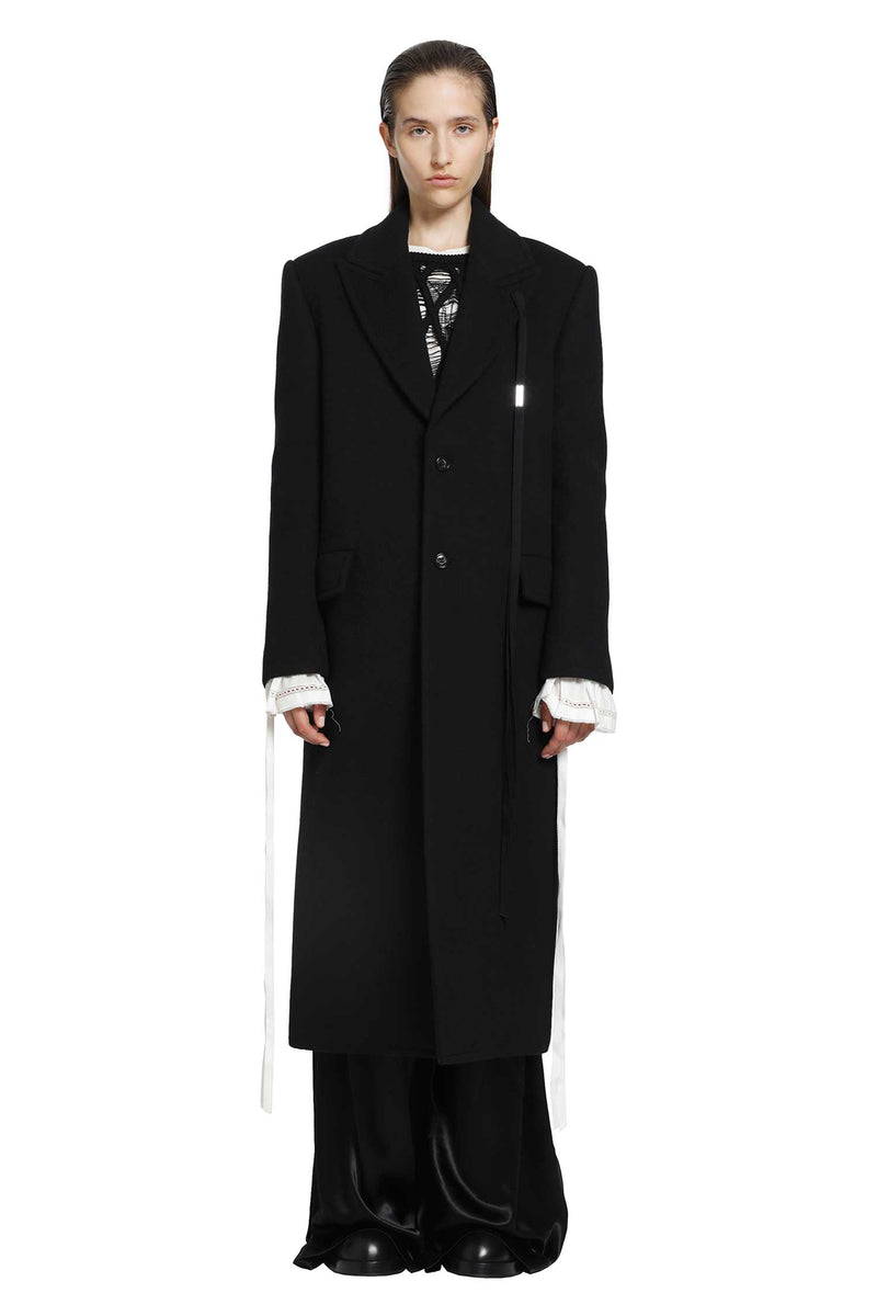ANN DEMEULEMEESTER Aldina Beaver Wool Coat woman