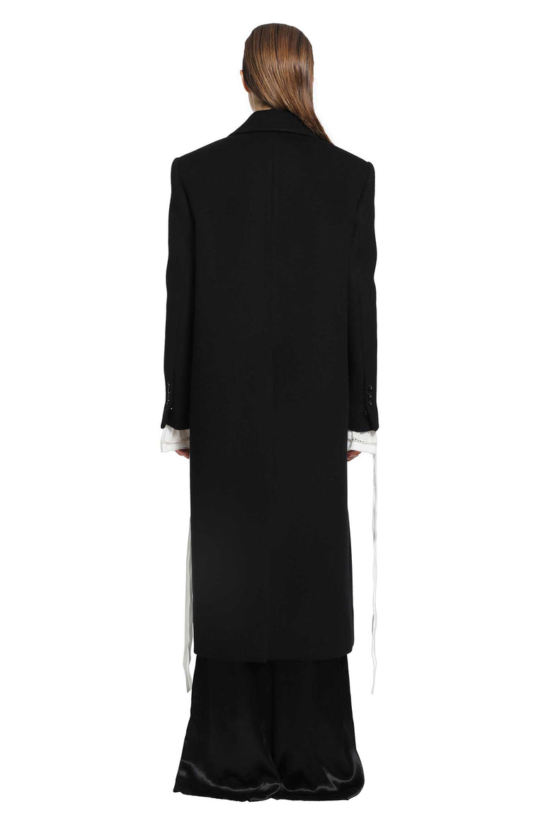 ANN DEMEULEMEESTER Aldina Beaver Wool Coat woman