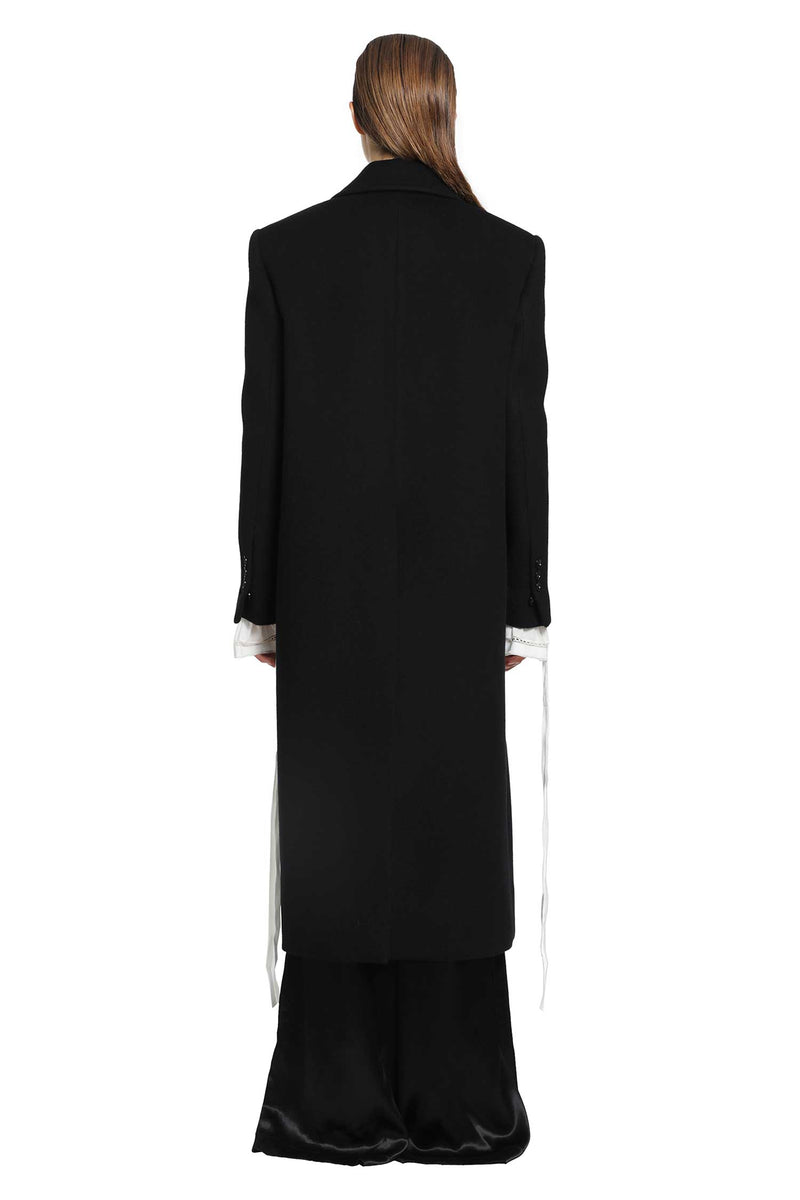 ANN DEMEULEMEESTER Aldina Beaver Wool Coat woman