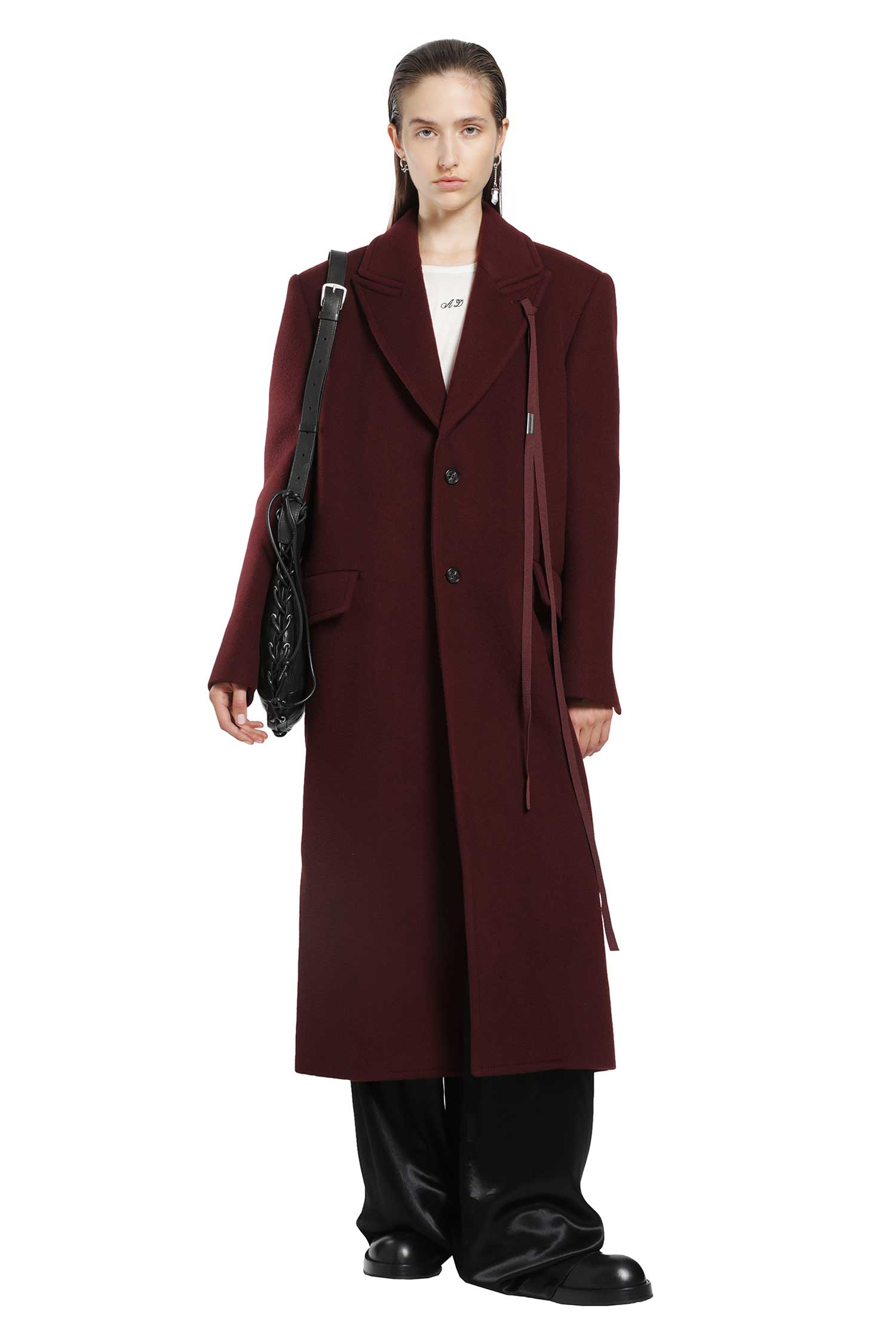 ANN DEMEULEMEESTER Aldina Beaver Wool Coat woman
