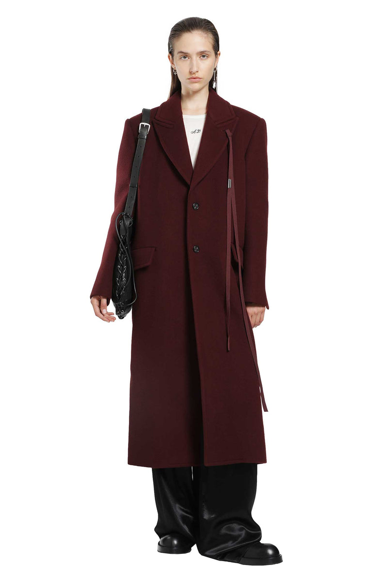 ANN DEMEULEMEESTER Aldina Beaver Wool Coat woman