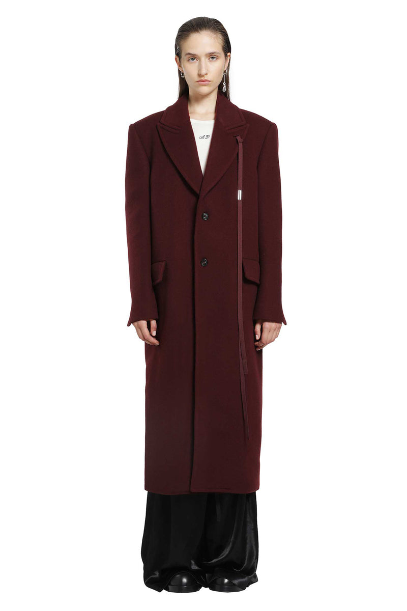 ANN DEMEULEMEESTER Aldina Beaver Wool Coat woman