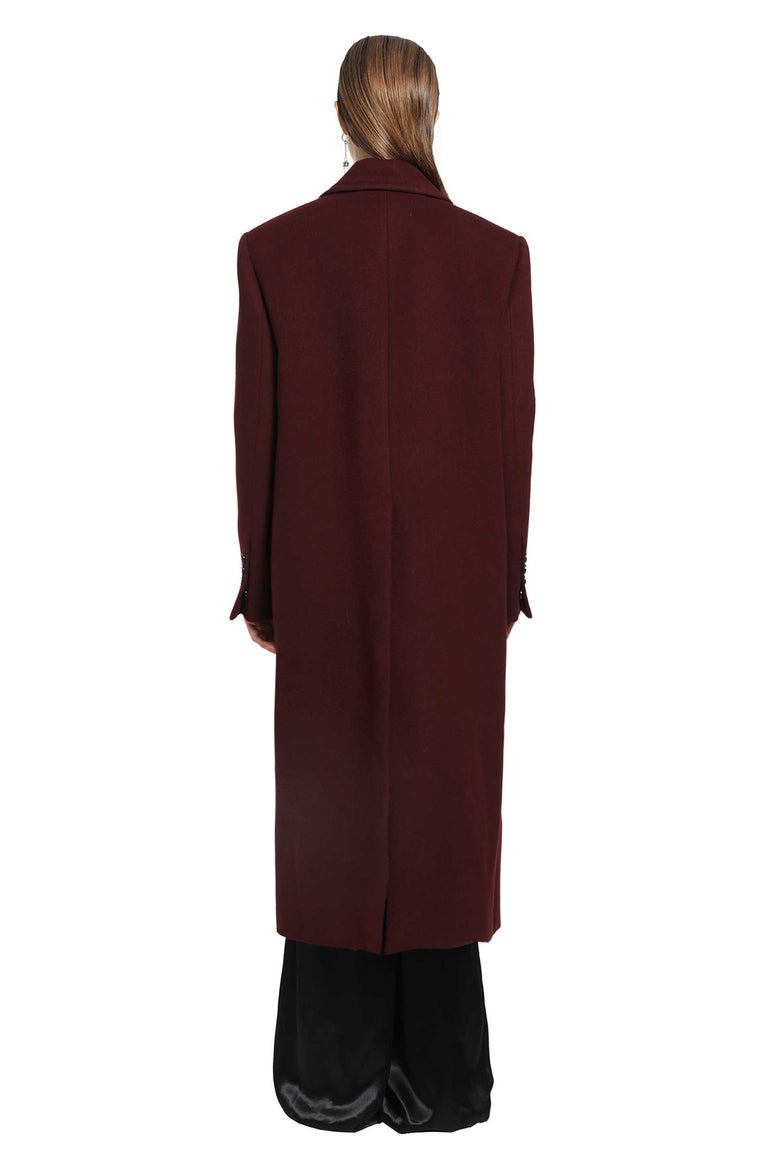 ANN DEMEULEMEESTER Aldina Beaver Wool Coat woman