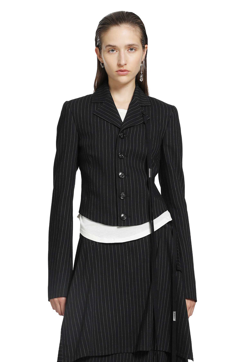 ANN DEMEULEMEESTER Manda Cropped Blazer woman