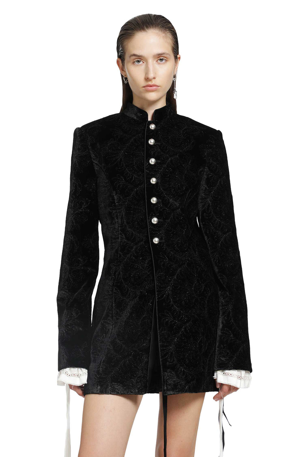 ANN DEMEULEMEESTER Yana Marsina Jacket in Paisley Velvet woman