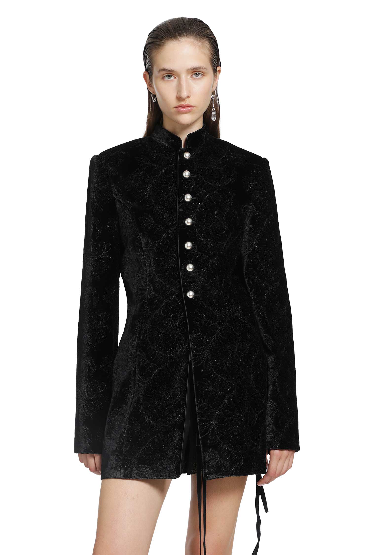 ANN DEMEULEMEESTER Yana Marsina Jacket in Paisley Velvet woman