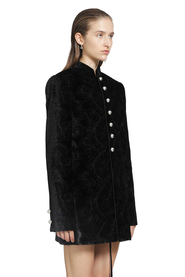 
              ANN DEMEULEMEESTER Yana Marsina Jacket in Paisley Velvet woman
            