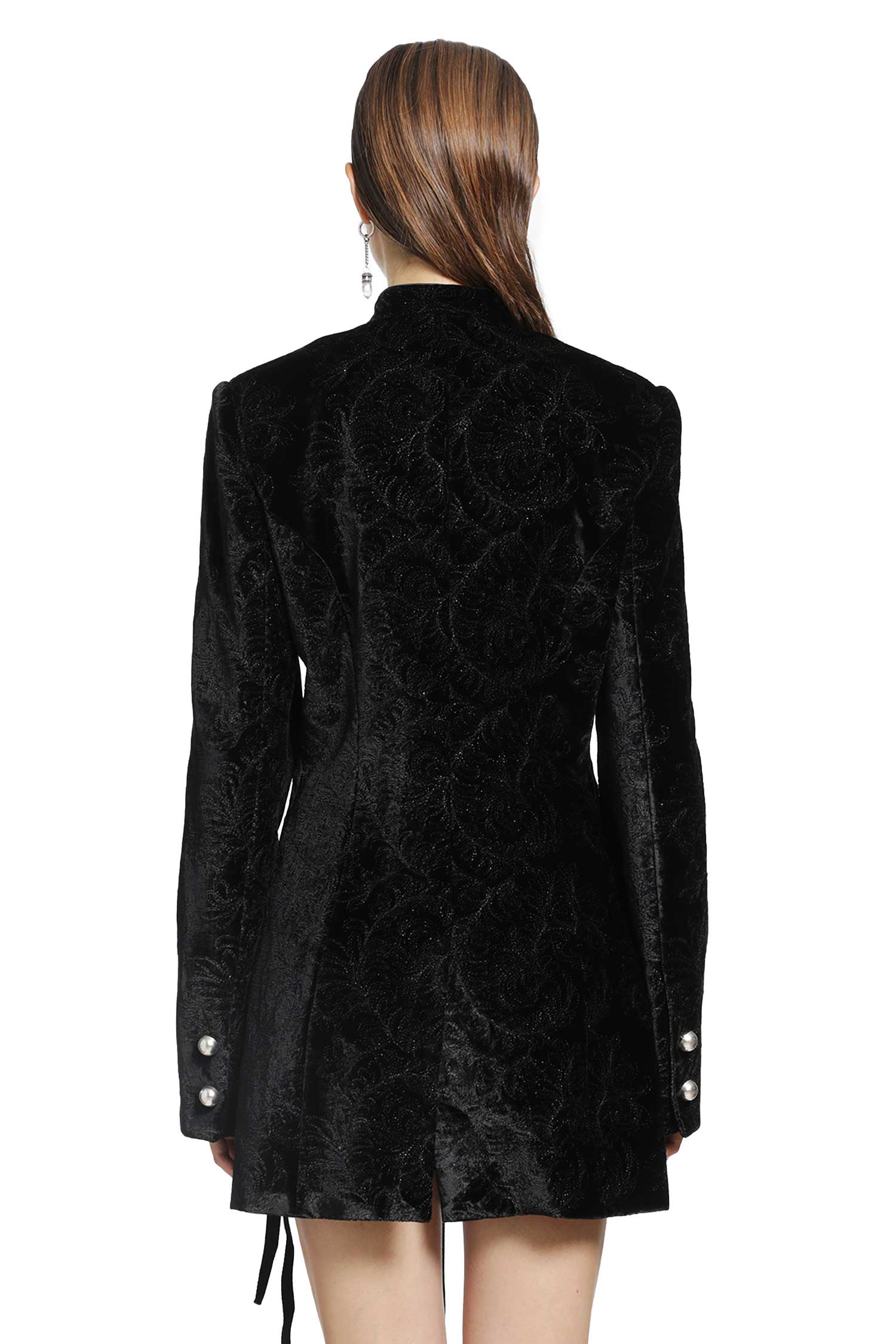 ANN DEMEULEMEESTER Yana Marsina Jacket in Paisley Velvet woman