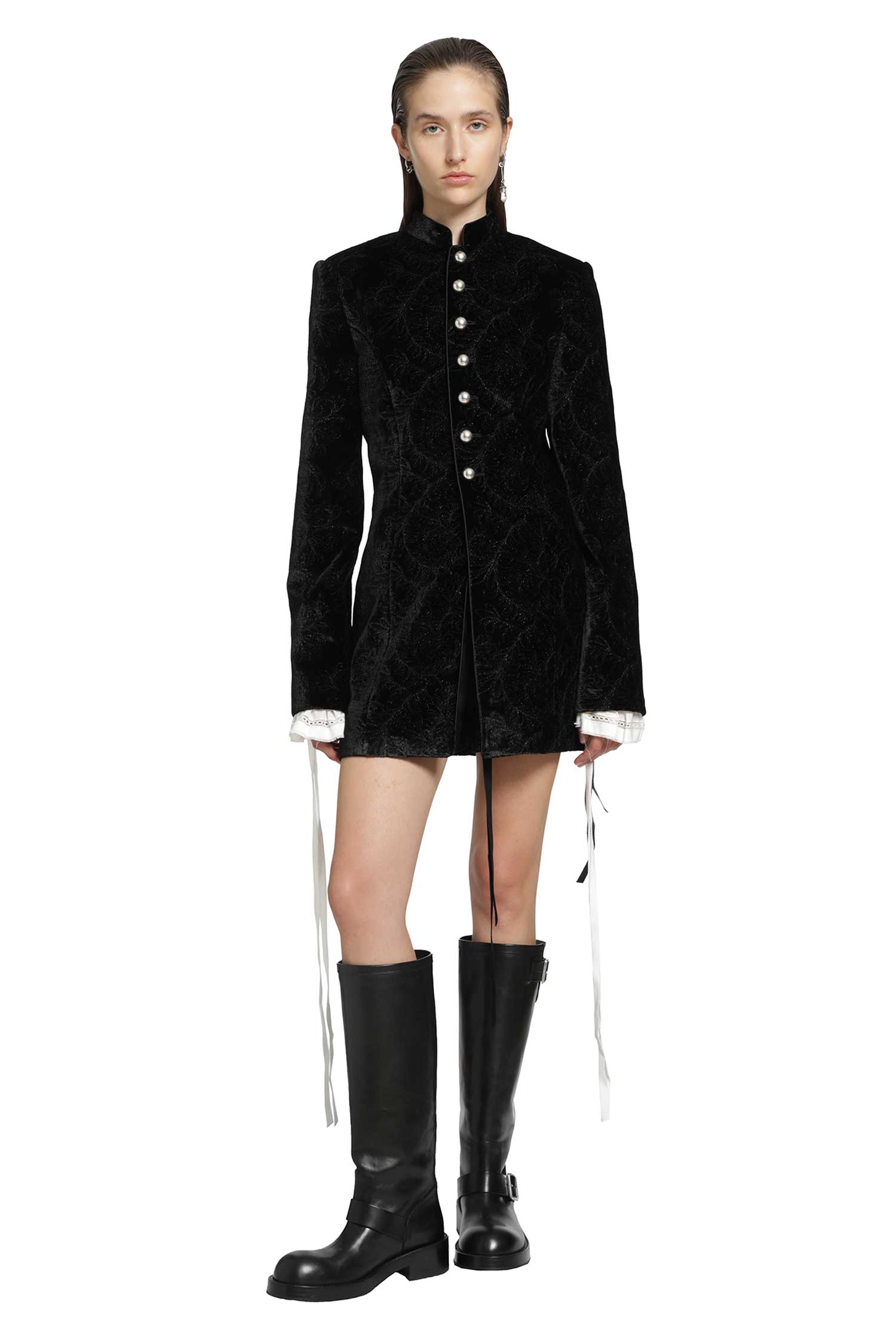 ANN DEMEULEMEESTER Yana Marsina Jacket in Paisley Velvet woman