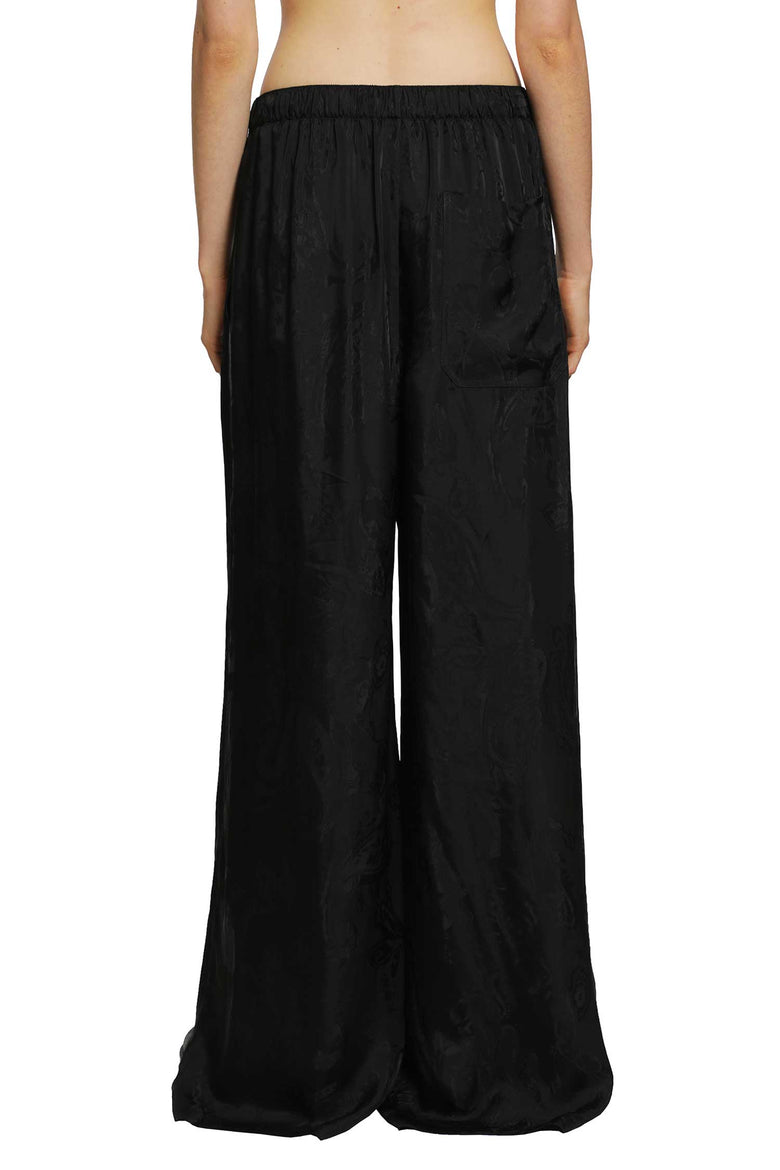 ANN DEMEULEMEESTER Nevi Lounge Pants in Paisley Satin woman