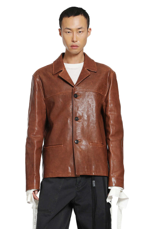 Pareli Leather Caban