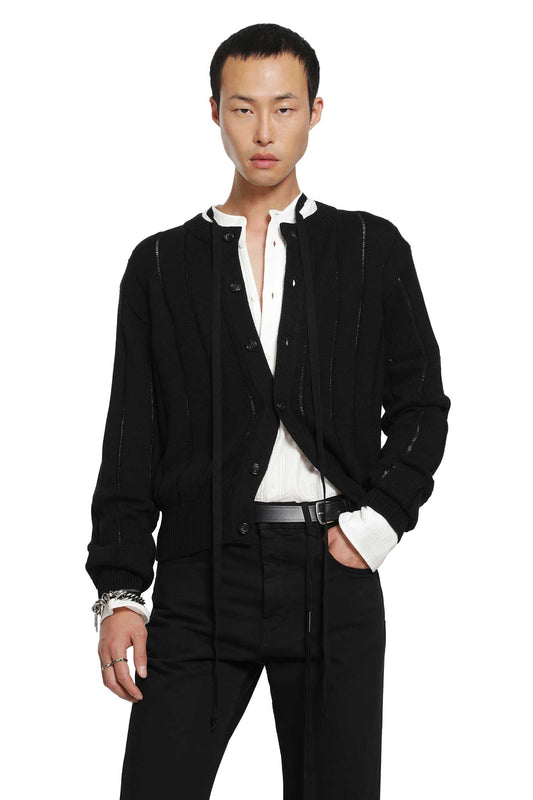 Natel Brushed Rib Cardigan