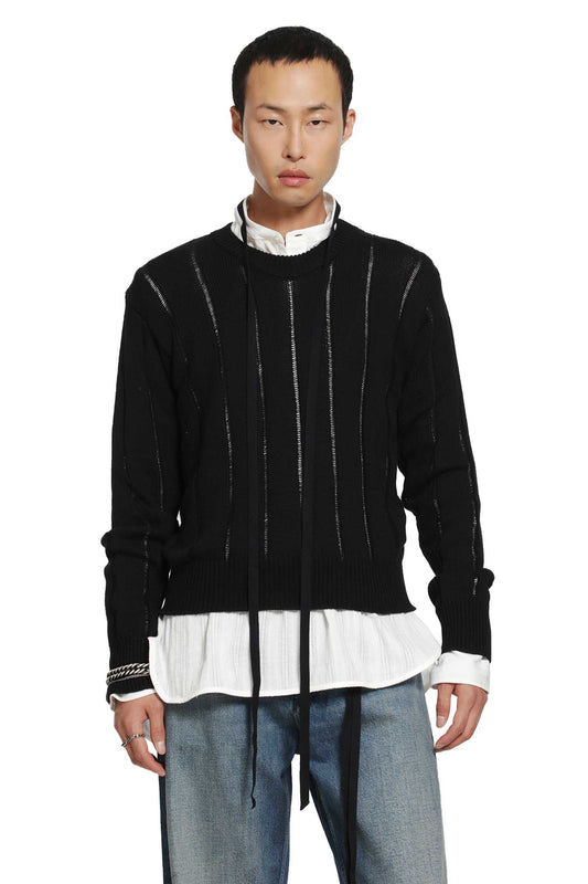 Rikki Brushed Rib Crewneck Sweater