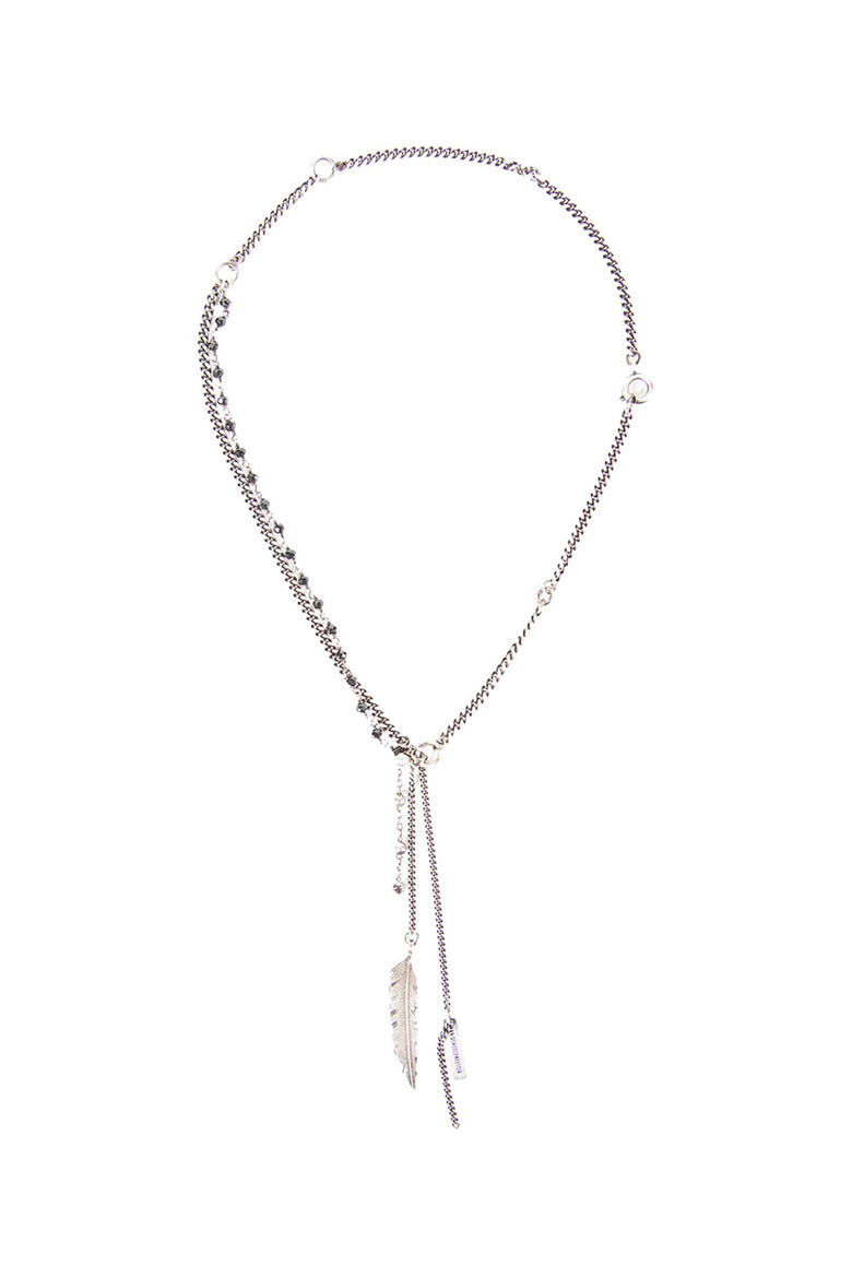 ANN DEMEULEMEESTER Maiko Feather Necklace woman