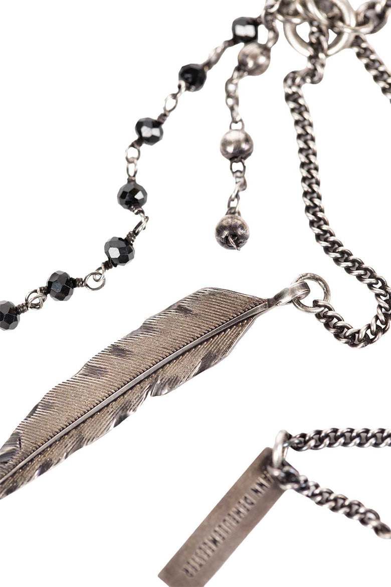 
              ANN DEMEULEMEESTER Maiko Feather Necklace woman
            