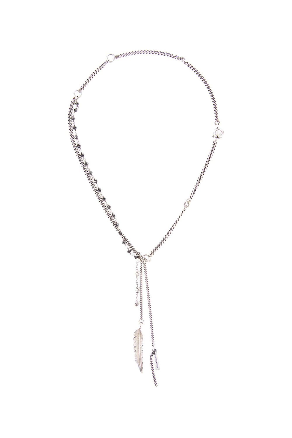 ANN DEMEULEMEESTER Maiko Feather Necklace man