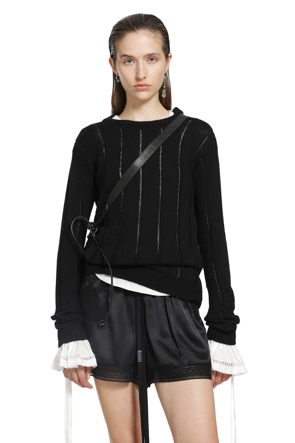 ANN DEMEULEMEESTER Nese Open Back Sweater woman