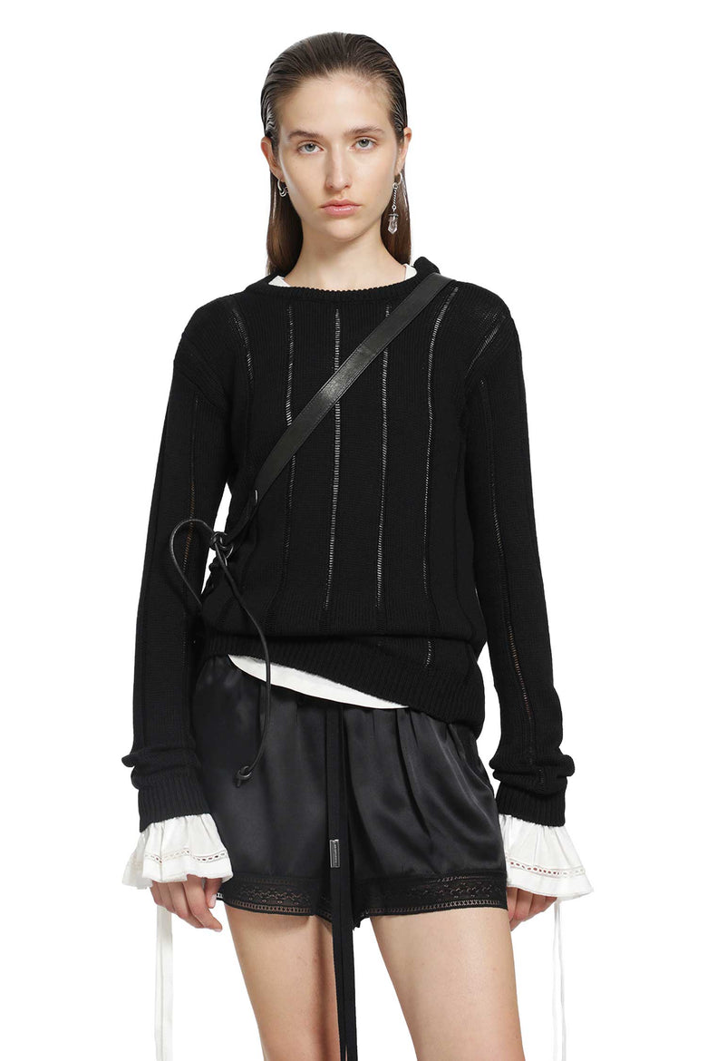 ANN DEMEULEMEESTER Nese Open Back Sweater woman