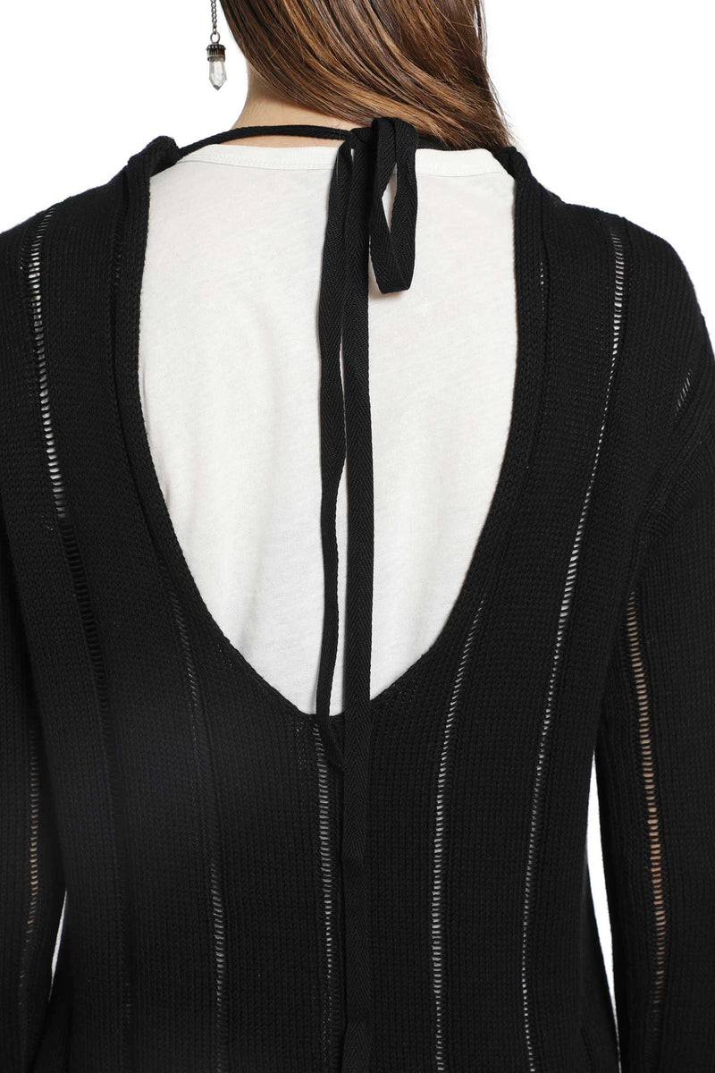 ANN DEMEULEMEESTER Nese Open Back Sweater woman